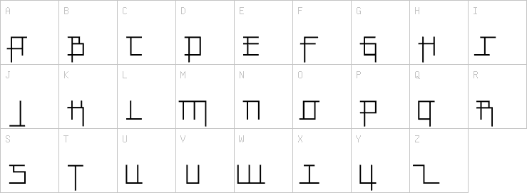 Uppercase characters