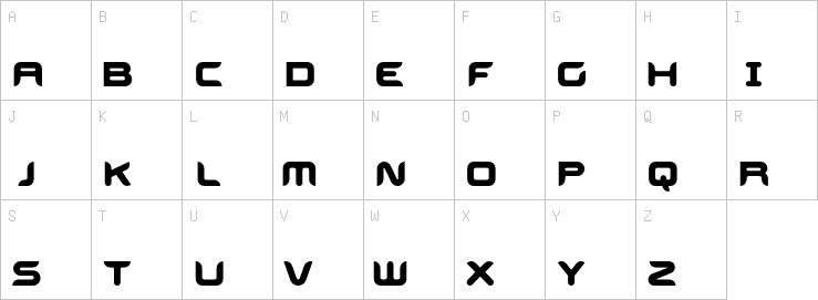 Uppercase characters
