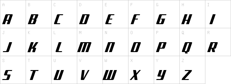 Uppercase characters