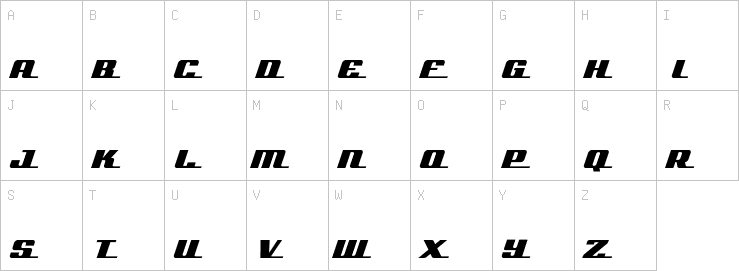 Uppercase characters