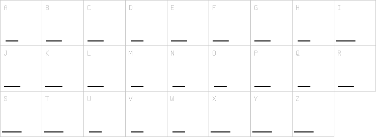 Uppercase characters
