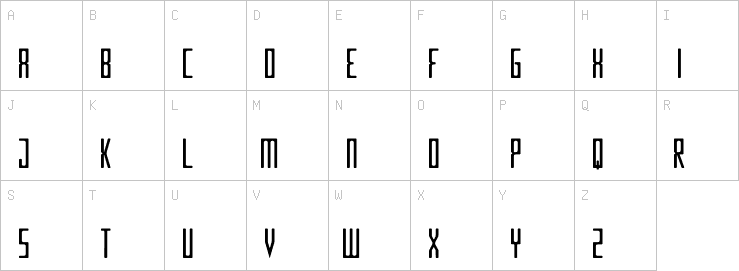 Uppercase characters