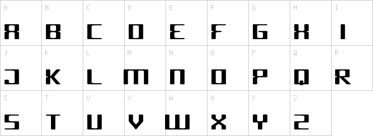 Uppercase characters