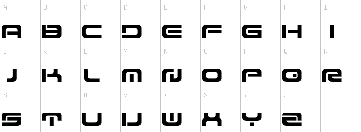Uppercase characters