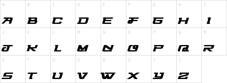 Uppercase characters