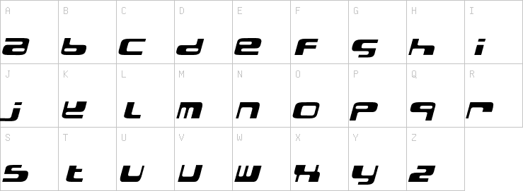 Uppercase characters