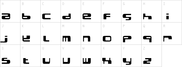 Uppercase characters
