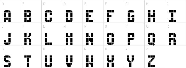 Uppercase characters
