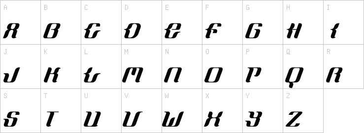Uppercase characters