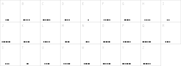Uppercase characters