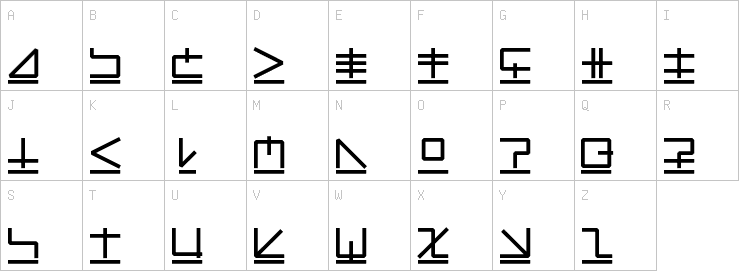 Uppercase characters