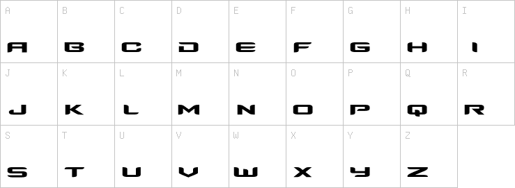 Uppercase characters