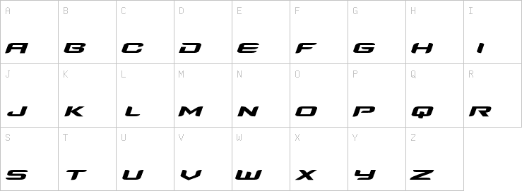 Uppercase characters