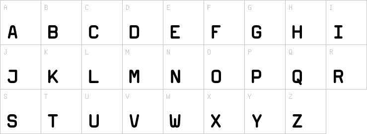 Uppercase characters