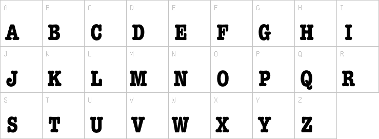 Uppercase characters