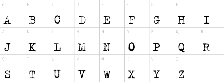 Uppercase characters