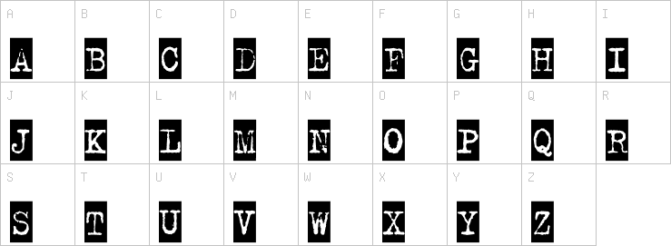 Uppercase characters