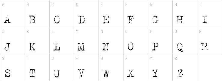 Uppercase characters