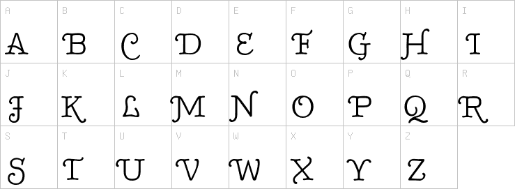 Uppercase characters