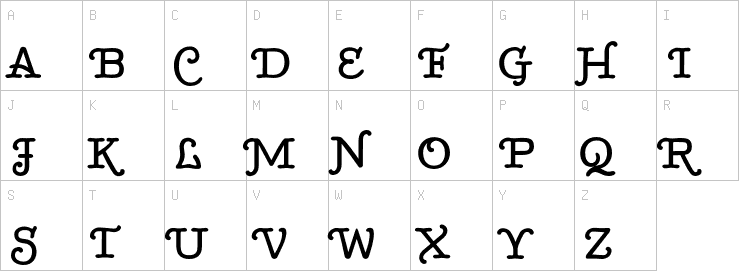 Uppercase characters