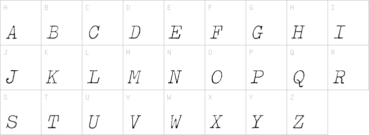 Uppercase characters