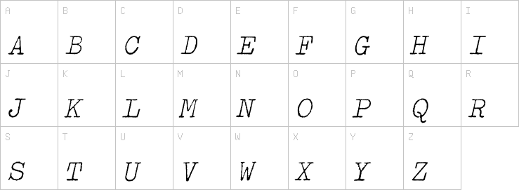 Uppercase characters