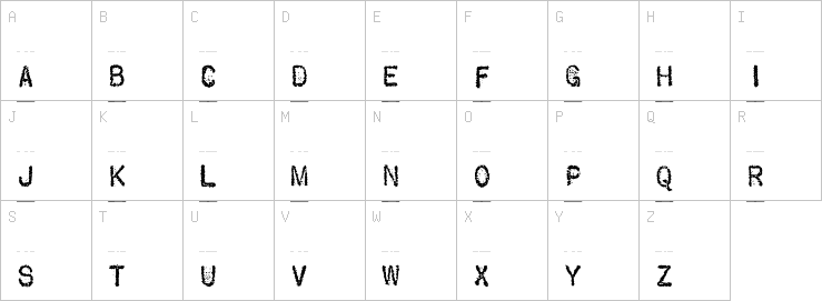Uppercase characters