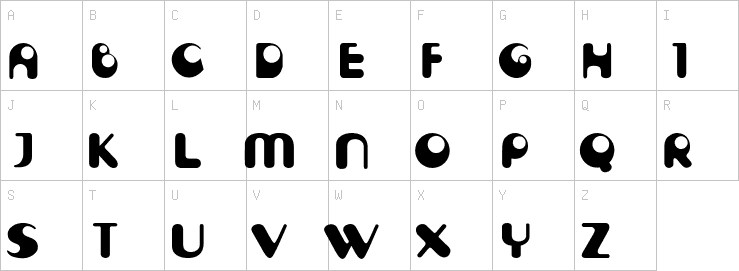 Uppercase characters