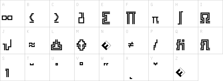Uppercase characters