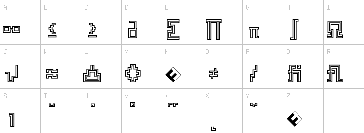 Uppercase characters