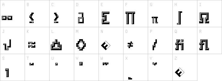 Uppercase characters