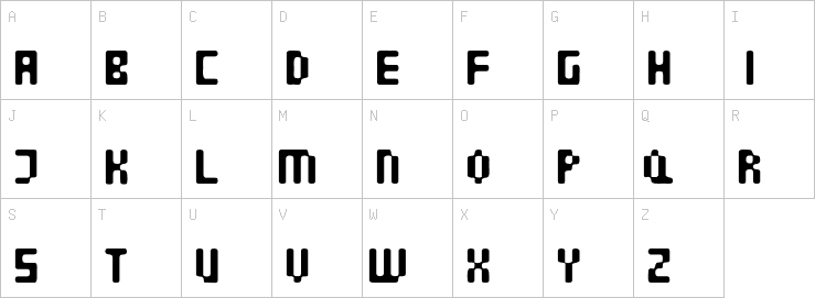 Uppercase characters