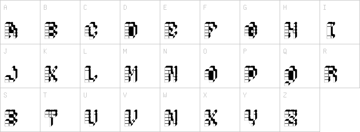 Uppercase characters