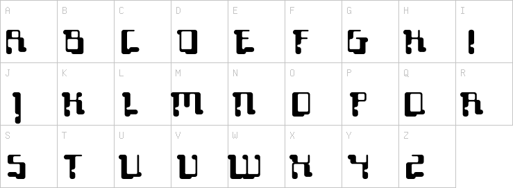 Uppercase characters