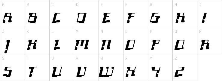 Uppercase characters