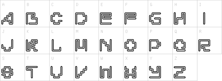 Uppercase characters