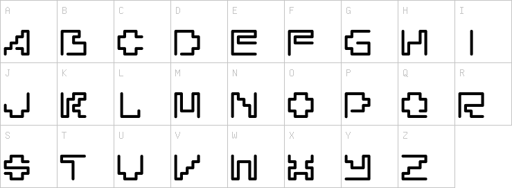 Uppercase characters
