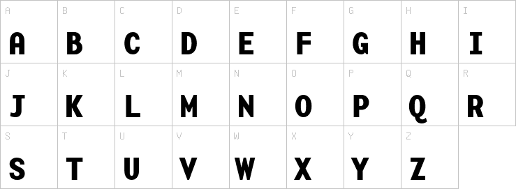 Uppercase characters