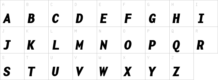 Uppercase characters