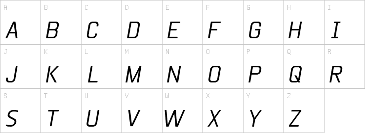 Uppercase characters