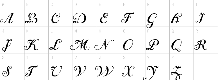 Uppercase characters