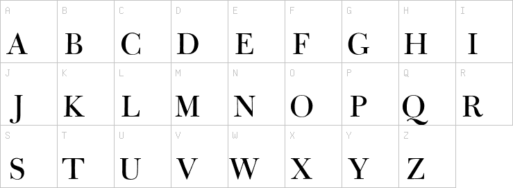 Uppercase characters
