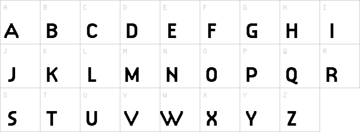 Uppercase characters