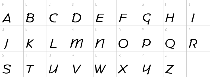 Uppercase characters