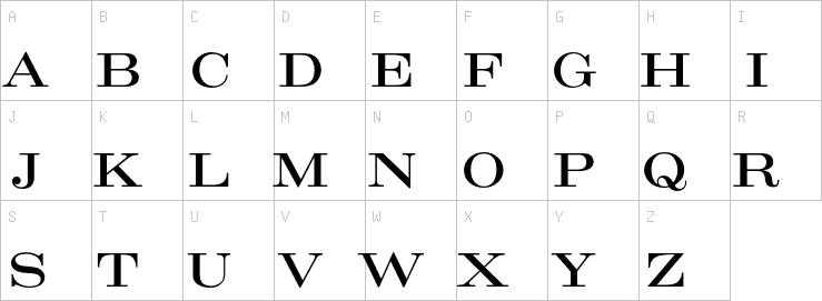 Uppercase characters