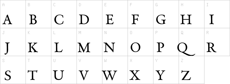 Uppercase characters