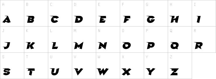 Uppercase characters