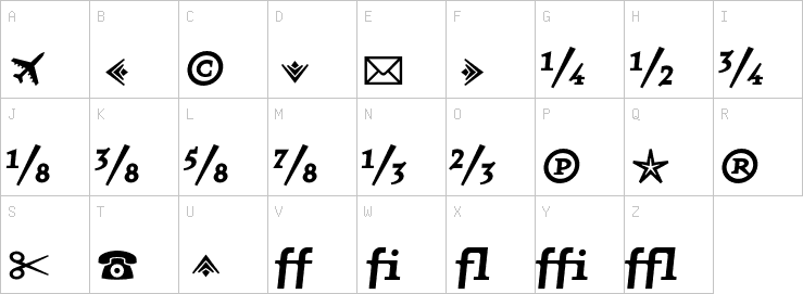 Uppercase characters