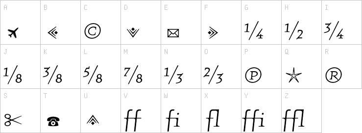 Uppercase characters