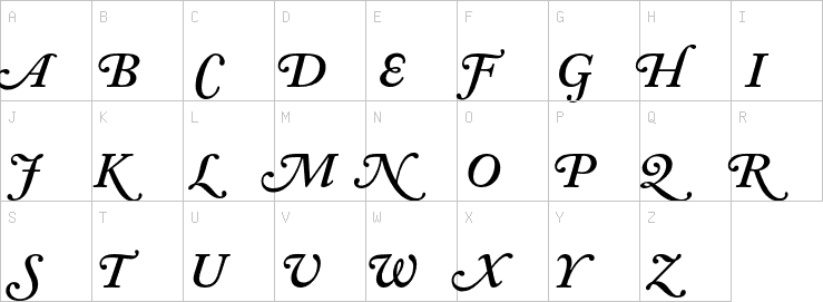 Uppercase characters